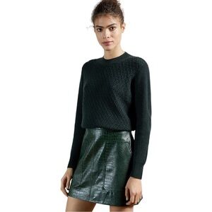 Ted Baker Austenn Dark Green Wool and Alpaca Blend Sweater Size 1(S)